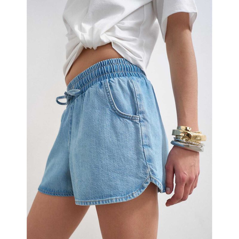 TOPSHOP Josa Denim Short Dnm image number 2
